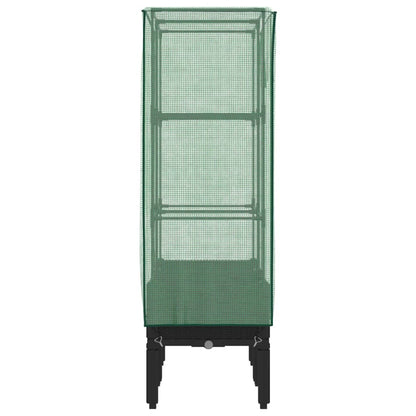 Plantenbak verhoogd met kashoes 80x40x140 cm rattanlook