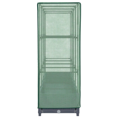 Plantenbak verhoogd met kashoes 160x40x123 cm rattanlook