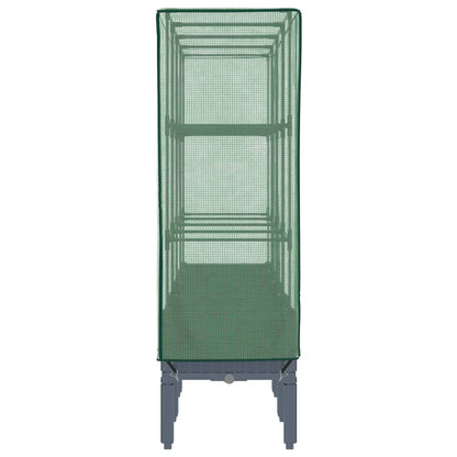 Plantenbak verhoogd met kashoes 160x40x140 cm rattanlook