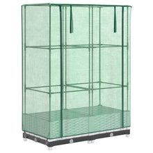 Plantenbak verhoogd met kashoes 80x40x123 cm rattanlook