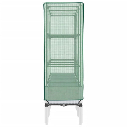 Plantenbak verhoogd met kashoes 160x40x140 cm rattanlook