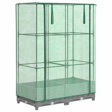 Plantenbak verhoogd met kashoes 80x40x123 cm rattanlook