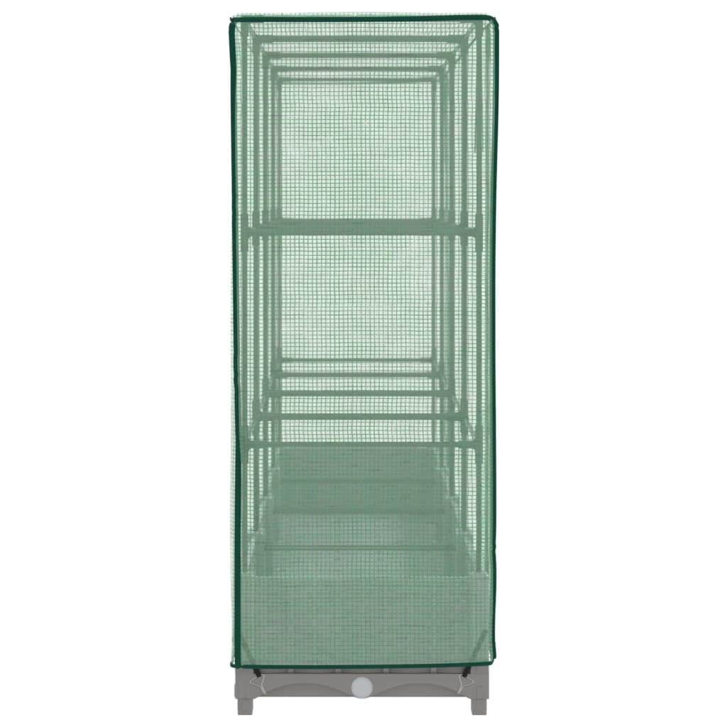 Plantenbak verhoogd met kashoes 160x40x123 cm rattanlook