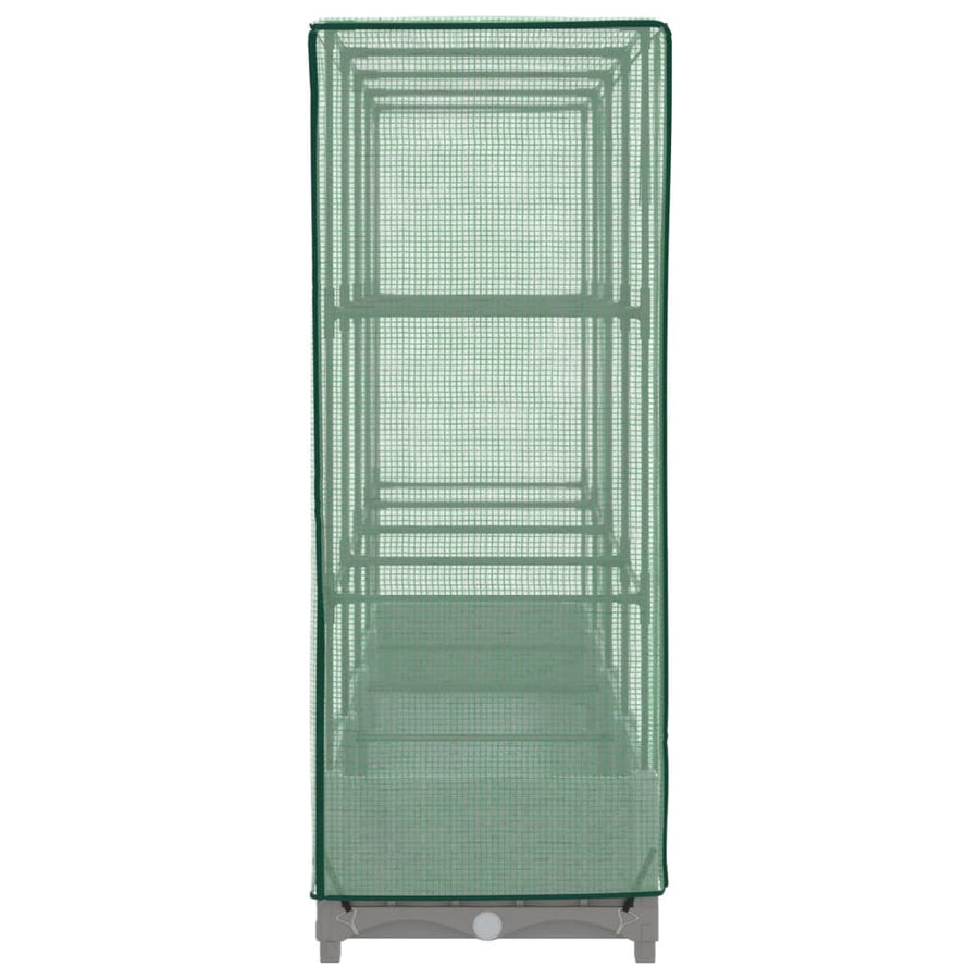 Plantenbak verhoogd met kashoes 160x40x123 cm rattanlook