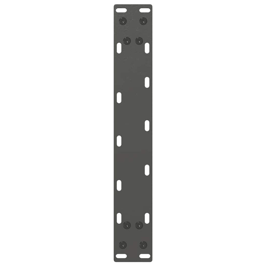 Salontafelpoten 2 st U-vormig 30x(30-31) cm staal antraciet