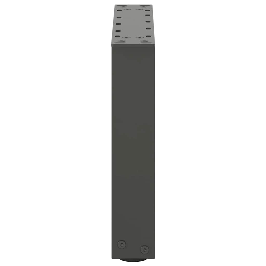 Salontafelpoten U-Vormig Staal Antraciet 2 40 x (30-31) cm