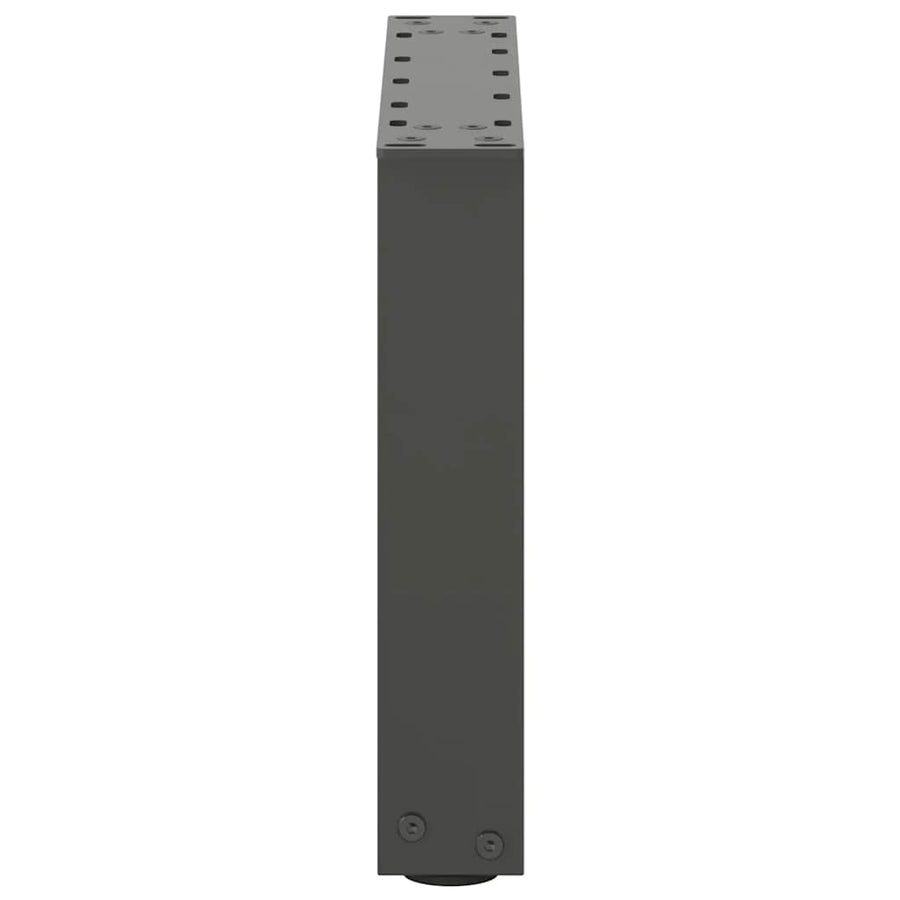 Salontafelpoten U-Vormig Staal Antraciet 2 40 x (30-31) cm