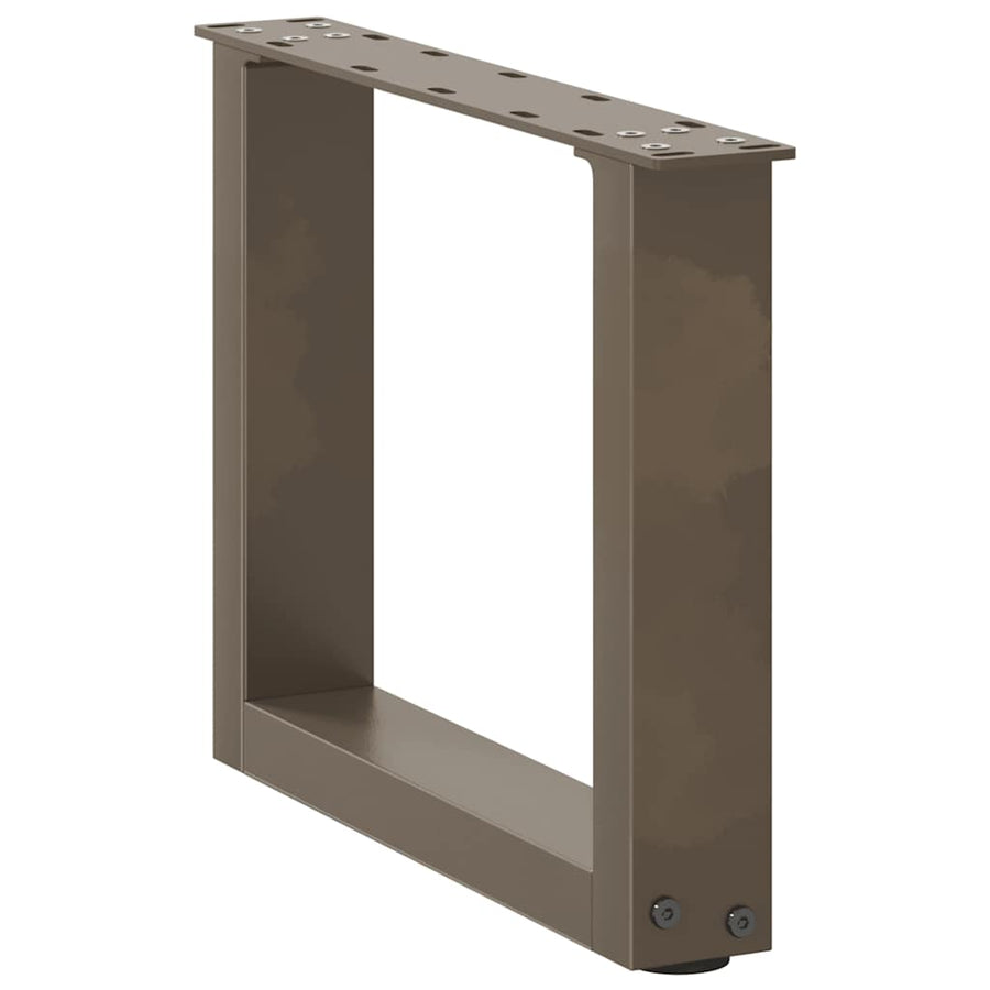 Salontafelpoten U-Vormig Staal Naturel 2 40 x (30-31) cm