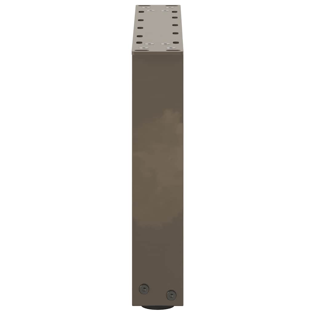 Salontafelpoten U-Vormig Staal Naturel 2 40 x (30-31) cm