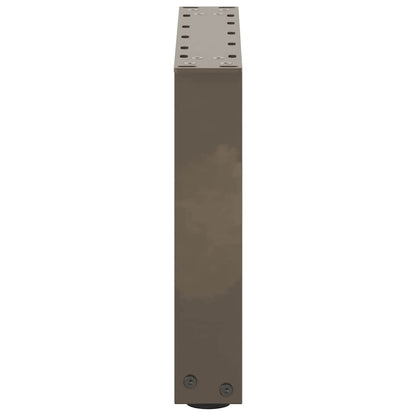 Salontafelpoten U-Vormig Staal Naturel 2 40 x (30-31) cm