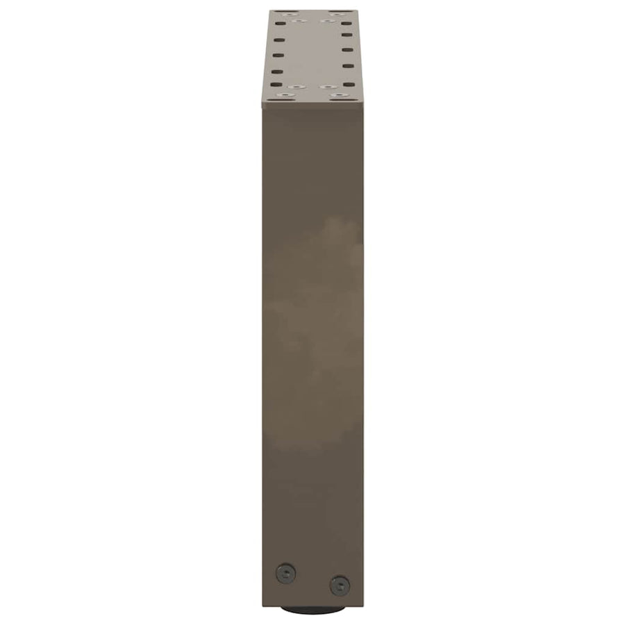 Salontafelpoten U-Vormig Staal Naturel 2 40 x (30-31) cm