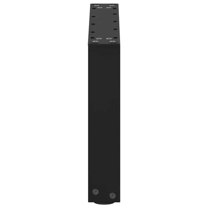 Salontafelpoten 2 st U-vormig 50x(30-31) cm staal zwart
