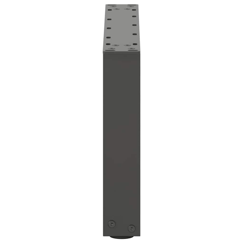 Salontafelpoten U-Vormig Staal Antraciet 2 50 x (30-31) cm