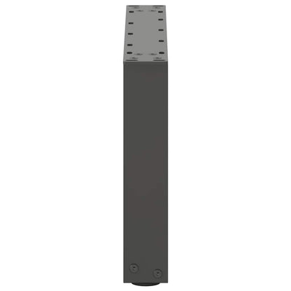Salontafelpoten U-Vormig Staal Antraciet 2 50 x (30-31) cm
