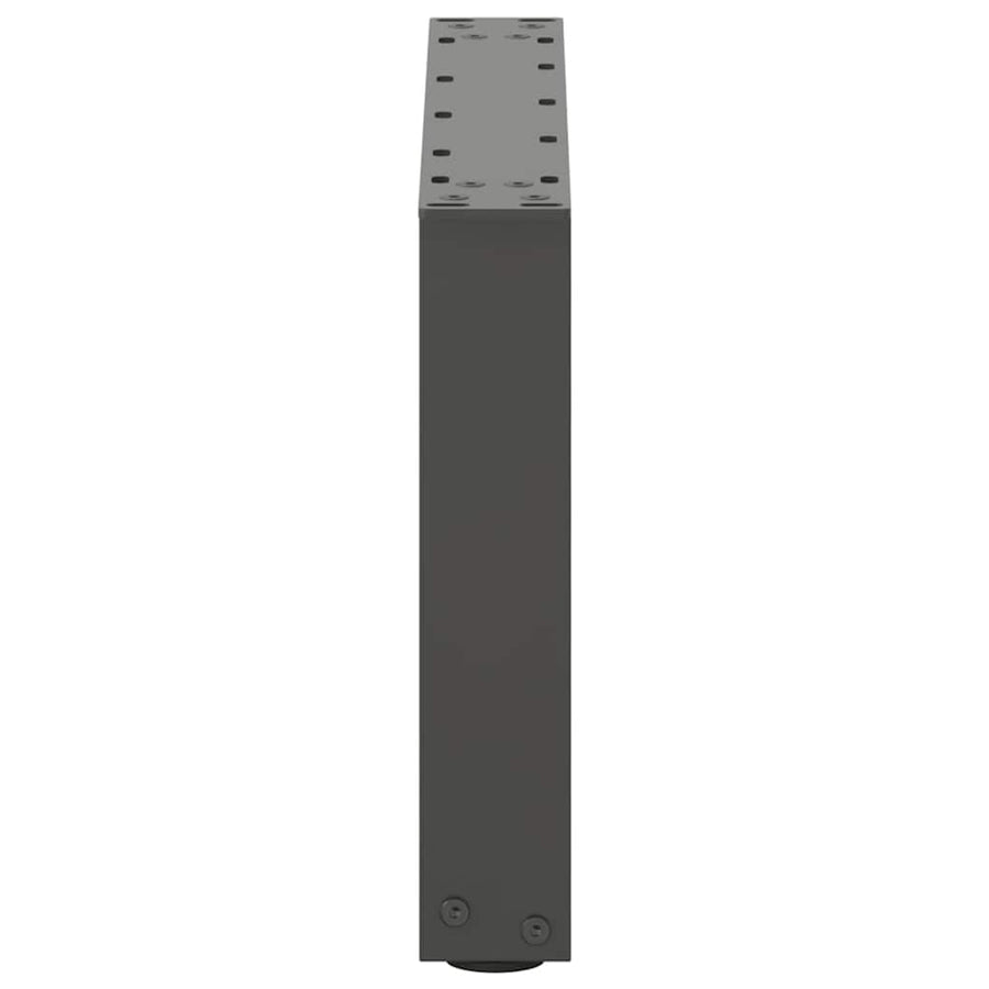 Salontafelpoten U-Vormig Staal Antraciet 2 50 x (30-31) cm