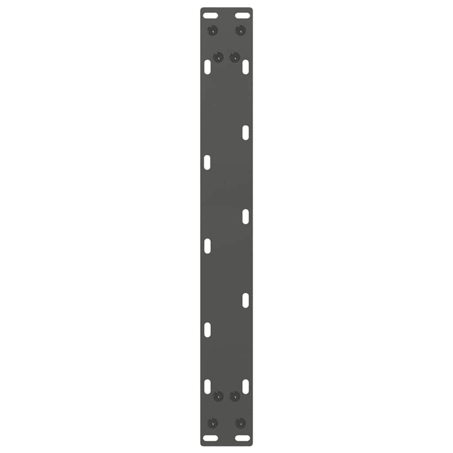 Salontafelpoten U-Vormig Staal Antraciet 2 50 x (30-31) cm