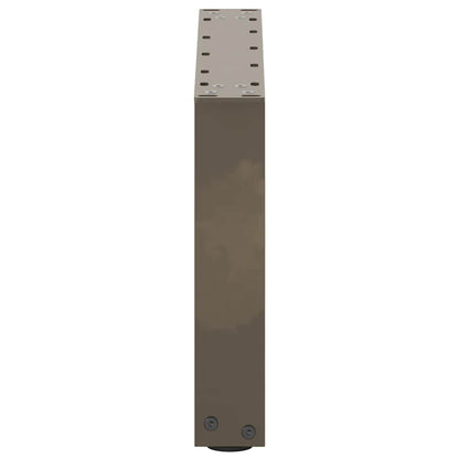 Salontafelpoten U-Vormig Staal Naturel 2 50 x (30-31) cm
