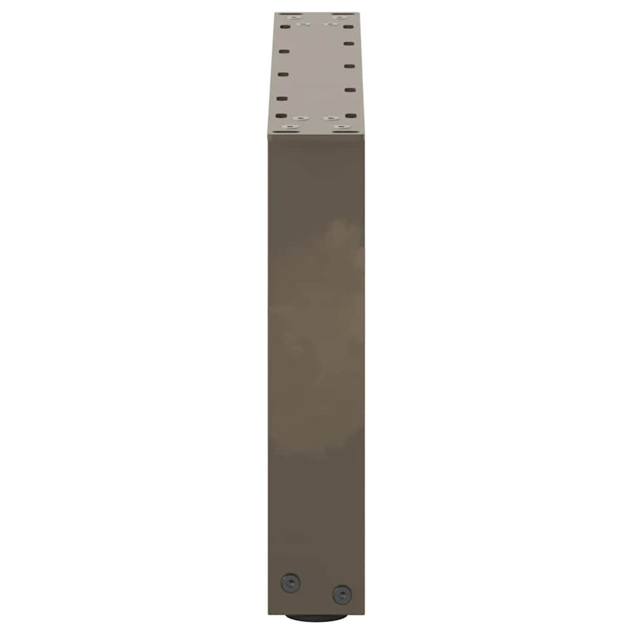 Salontafelpoten U-Vormig Staal Naturel 2 50 x (30-31) cm