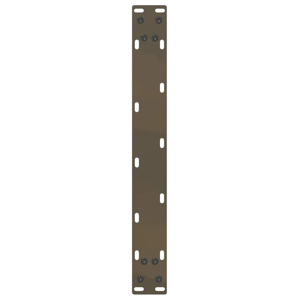 Salontafelpoten U-Vormig Staal Naturel 2 50 x (30-31) cm