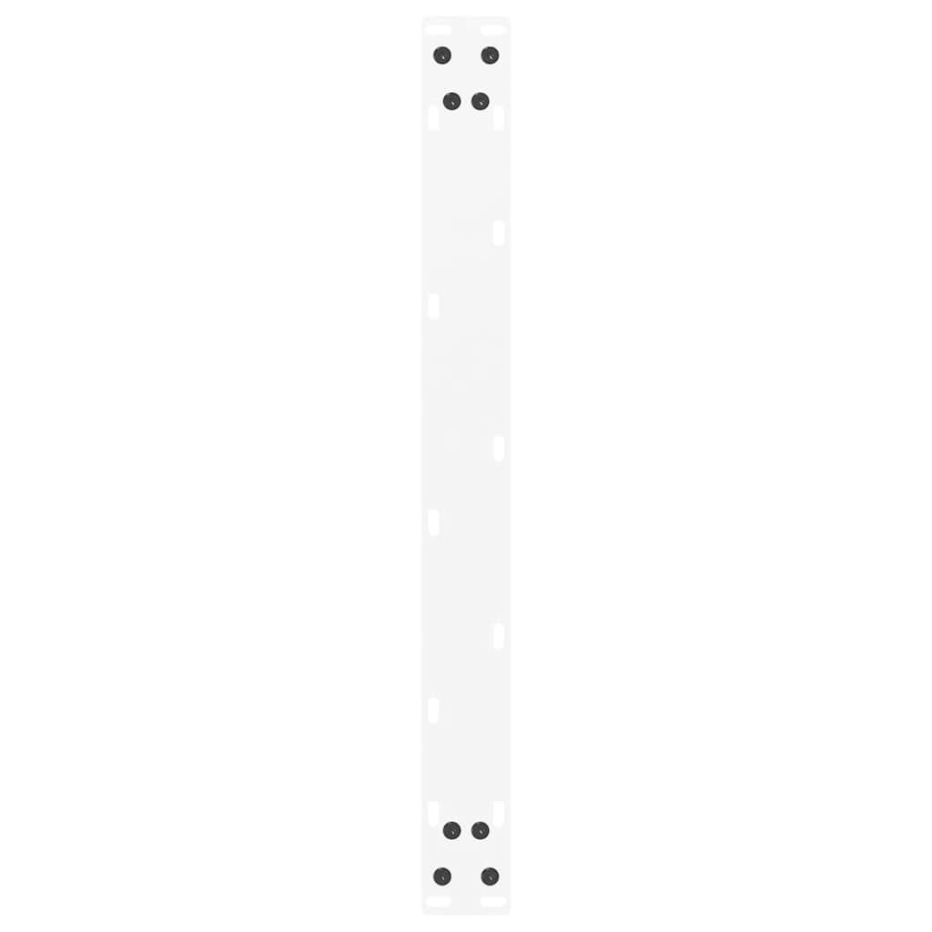 Salontafelpoten U-Vormig Staal Wit 2 60 x (30-31) cm