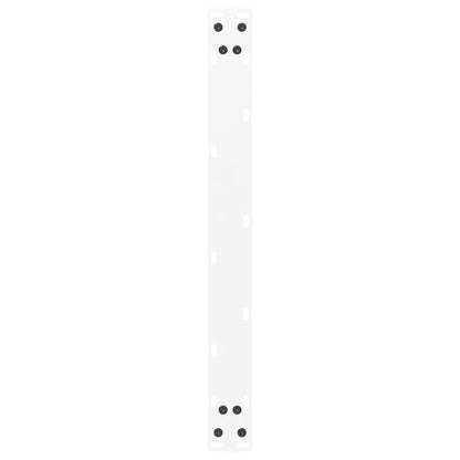 Salontafelpoten U-Vormig Staal Wit 2 60 x (30-31) cm