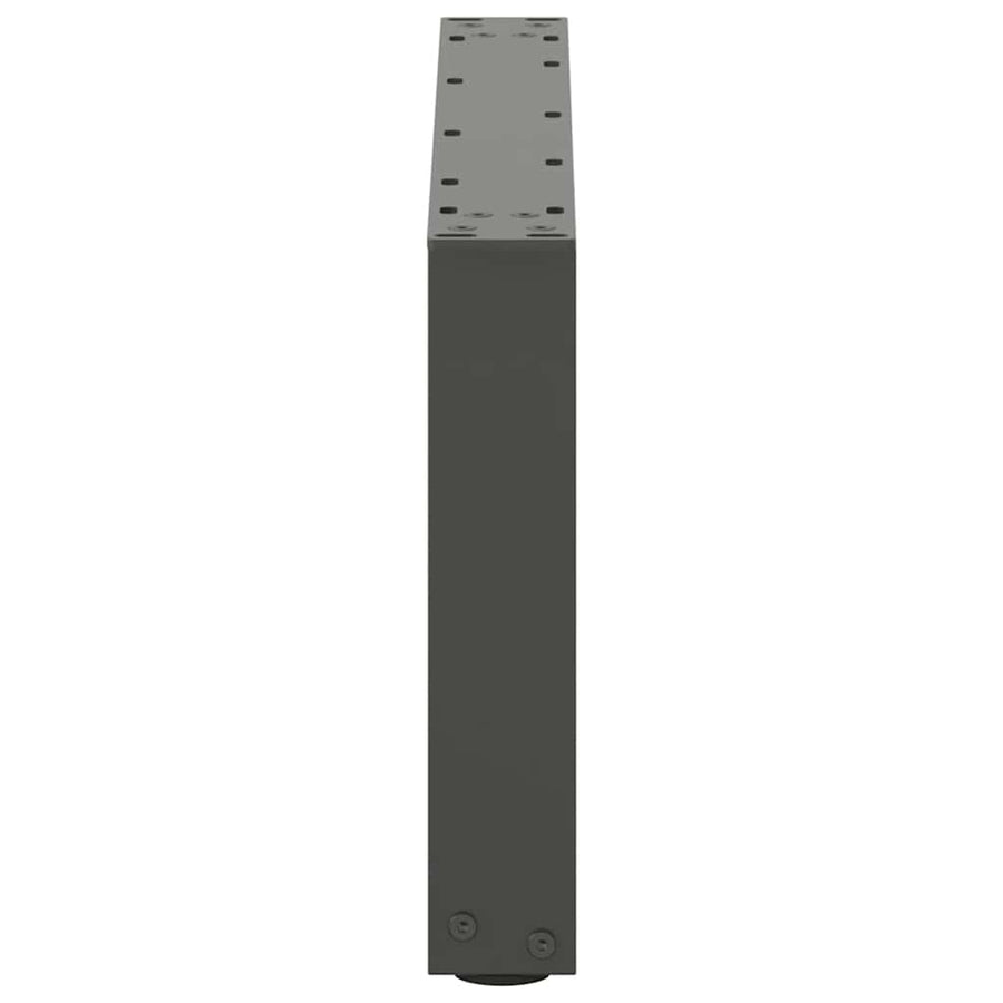 Salontafelpoten 2 st U-vormig 60x(30-31) cm staal antraciet