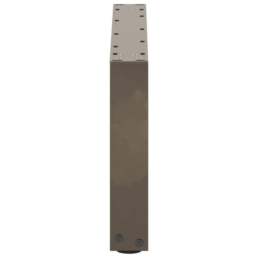 Salontafelpoten U-Vormig Staal Naturel 2 60 x (30-31) cm
