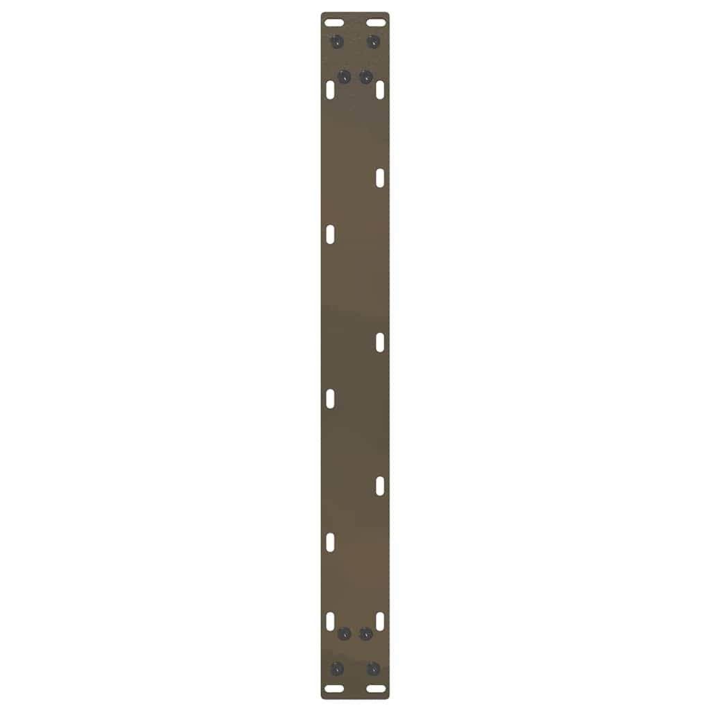 Salontafelpoten U-Vormig Staal Naturel 2 60 x (30-31) cm