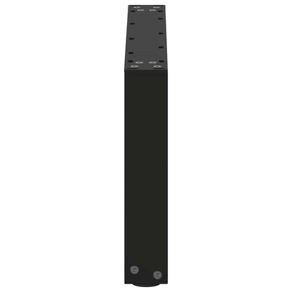 Salontafelpoten 2 st U-vormig 70x(30-31) cm staal zwart
