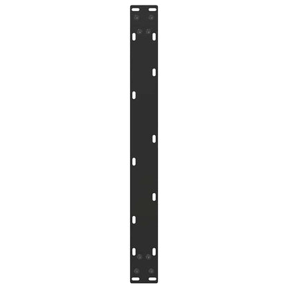 Salontafelpoten 2 st U-vormig 70x(30-31) cm staal zwart