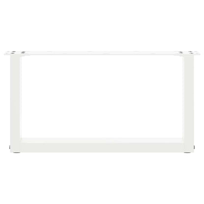 Salontafelpoten U-Vormig Staal Wit 2 70 x (30-31) cm