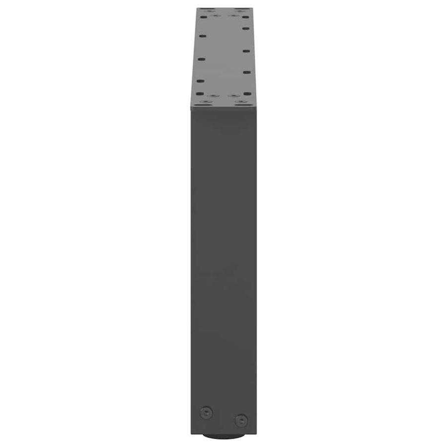 Salontafelpoten 2 st U-vormig 70x(30-31) cm staal antraciet