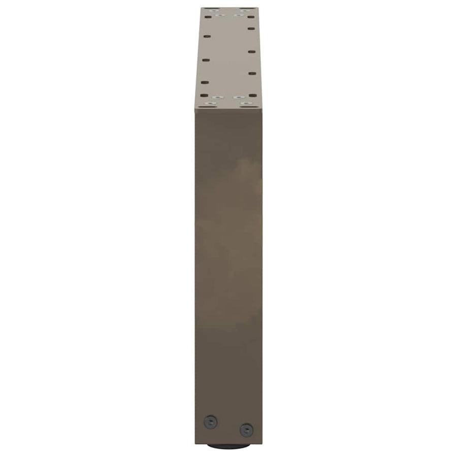 Salontafelpoten U-Vormig Staal Naturel 2 70 x (30-31) cm