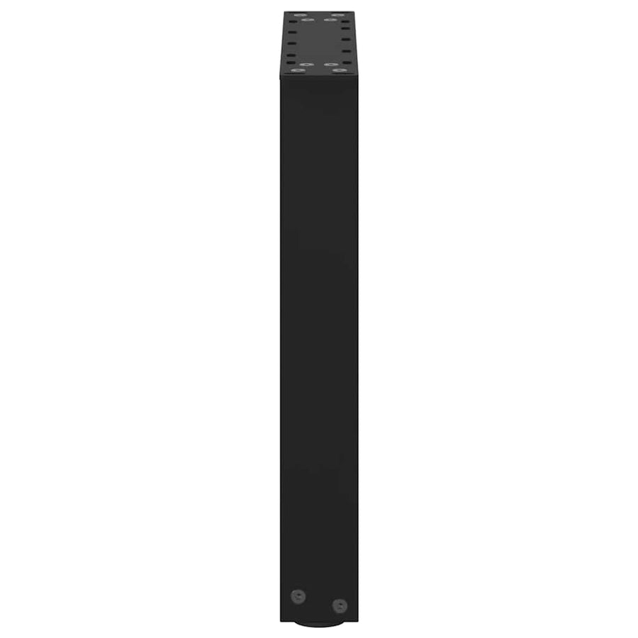 Salontafelpoten 2 st U-vormig 28x(42-43) cm staal zwart