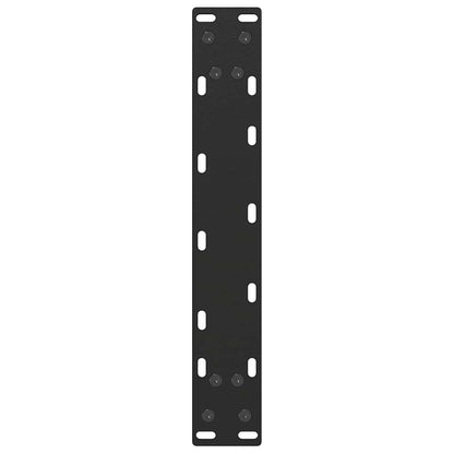 Salontafelpoten 2 st U-vormig 28x(42-43) cm staal zwart