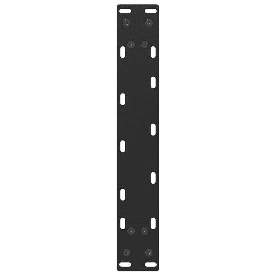 Salontafelpoten 2 st U-vormig 28x(42-43) cm staal zwart