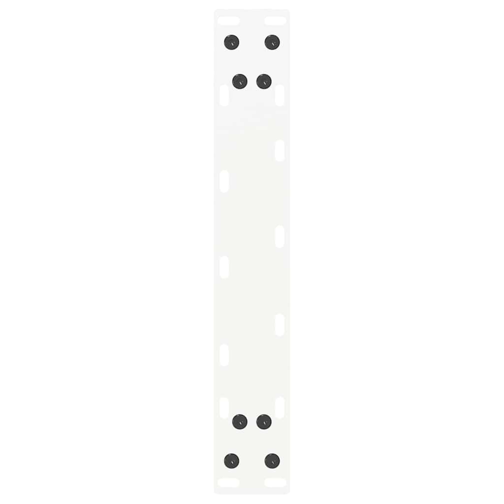 Salontafelpoten U-Vormig Staal Wit 2 28 x (42-43) cm