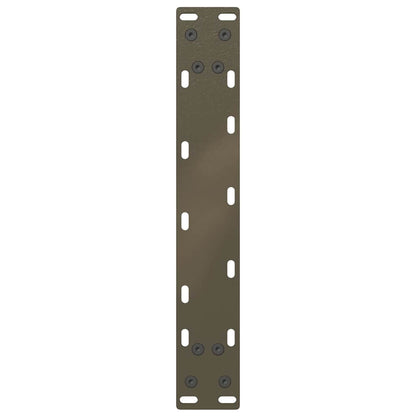 Salontafelpoten U-Vormig Staal Naturel 2 28 x (42-43) cm