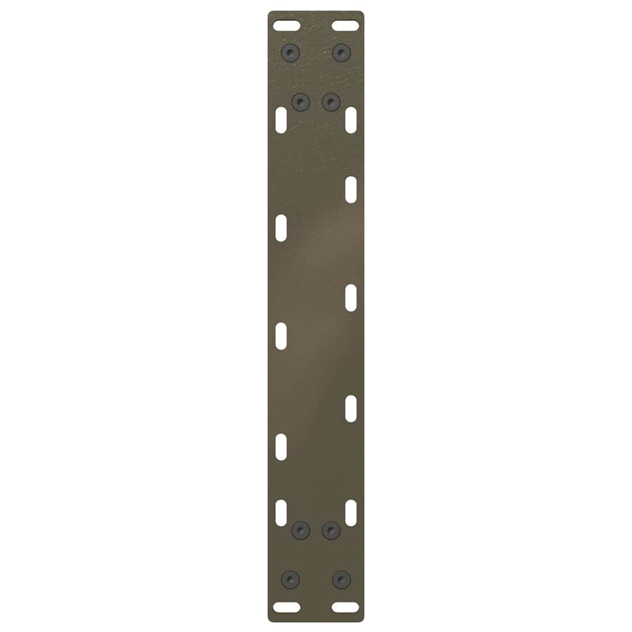 Salontafelpoten U-Vormig Staal Naturel 2 28 x (42-43) cm