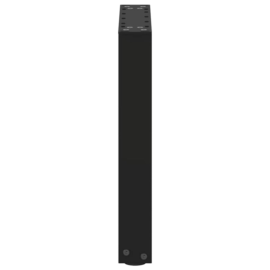 Salontafelpoten 2 st U-vormig 38x(42-43) cm staal zwart