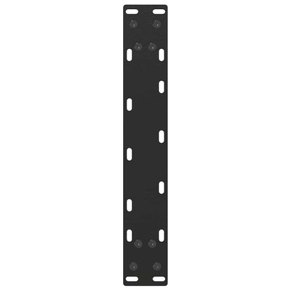 Salontafelpoten 2 st U-vormig 38x(42-43) cm staal zwart