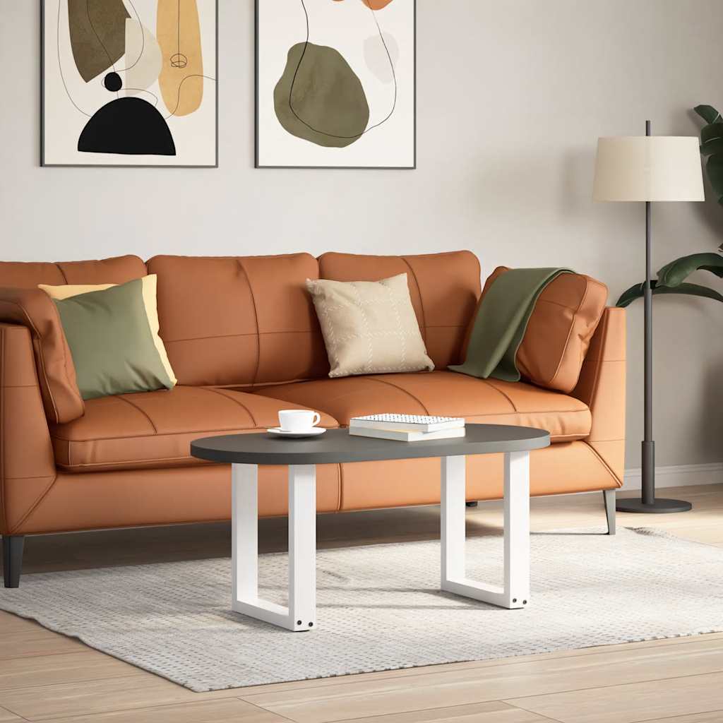 Salontafelpoten U-Vormig Staal Wit 2 38 x (42-43) cm