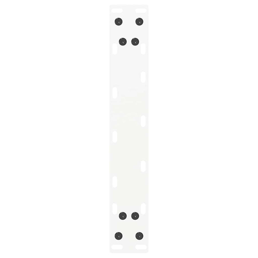 Salontafelpoten U-Vormig Staal Wit 2 38 x (42-43) cm