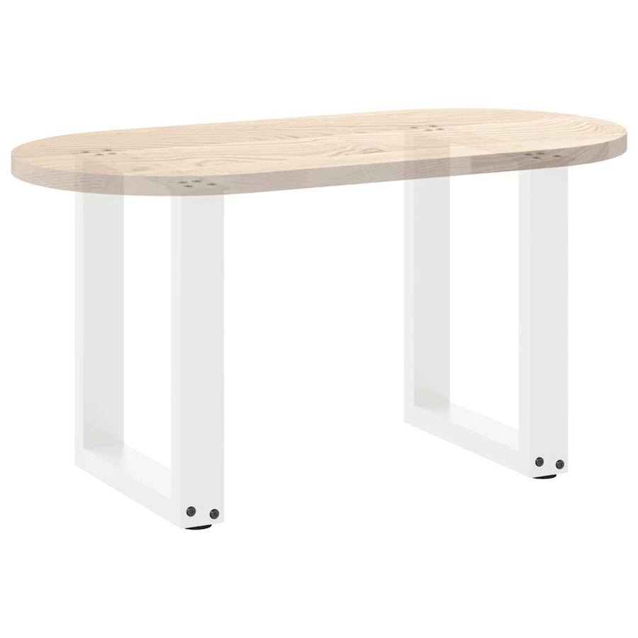 Salontafelpoten U-Vormig Staal Wit 2 38 x (42-43) cm