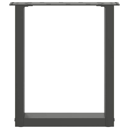 Salontafelpoten 2 st U-vormig 38x(42-43) cm staal antraciet