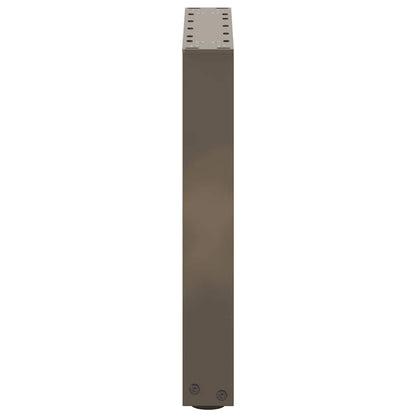 Salontafelpoten U-Vormig Staal Naturel 2 38 x (42-43) cm