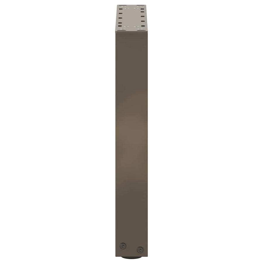 Salontafelpoten U-Vormig Staal Naturel 2 38 x (42-43) cm