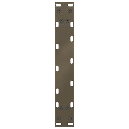 Salontafelpoten U-Vormig Staal Naturel 2 38 x (42-43) cm