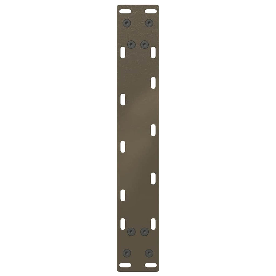 Salontafelpoten U-Vormig Staal Naturel 2 38 x (42-43) cm