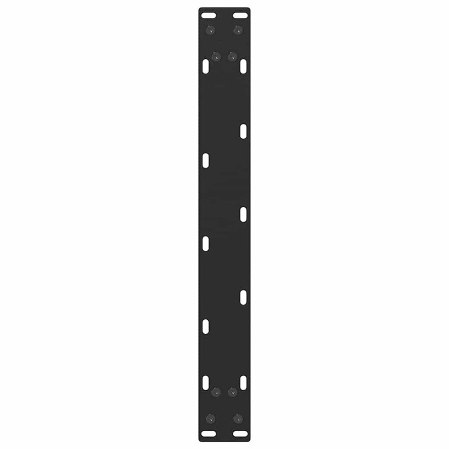 Salontafelpoten 2 st U-vormig 50x(42-43) cm staal zwart